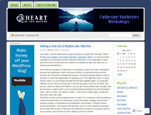 Tablet Screenshot of catherinevanwetterworkshops.wordpress.com