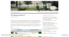 Desktop Screenshot of imaginehousing.wordpress.com