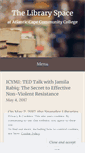 Mobile Screenshot of mylibraryspace.wordpress.com