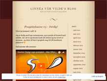 Tablet Screenshot of linneavvk.wordpress.com