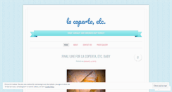 Desktop Screenshot of lacopertaetc.wordpress.com