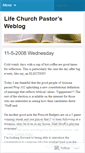 Mobile Screenshot of lifechurchpastor.wordpress.com