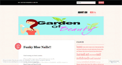 Desktop Screenshot of gardenofbeauty.wordpress.com