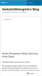 Mobile Screenshot of abdmokoginta.wordpress.com