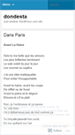 Mobile Screenshot of dondesta.wordpress.com