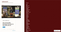 Desktop Screenshot of antinomicul.wordpress.com