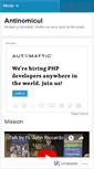 Mobile Screenshot of antinomicul.wordpress.com