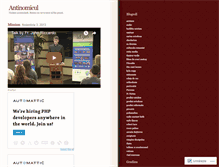 Tablet Screenshot of antinomicul.wordpress.com