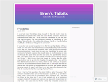 Tablet Screenshot of brentidbits.wordpress.com