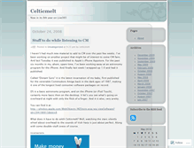 Tablet Screenshot of celticmelt.wordpress.com