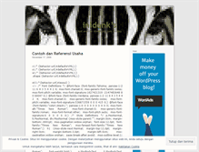 Tablet Screenshot of inidonk.wordpress.com