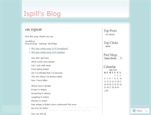 Tablet Screenshot of ispill.wordpress.com