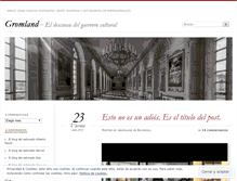 Tablet Screenshot of gromland.wordpress.com