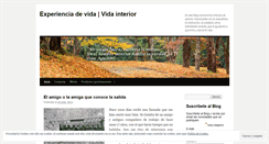 Desktop Screenshot of experienciadevida8.wordpress.com