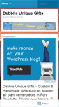 Mobile Screenshot of debbisuniquegifts.wordpress.com