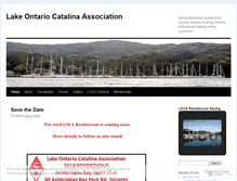 Tablet Screenshot of lakeontariocatalinaassociation.wordpress.com