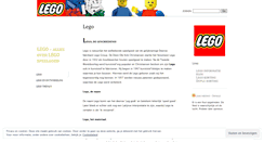 Desktop Screenshot of legospeelgoed.wordpress.com