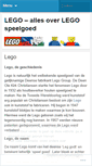 Mobile Screenshot of legospeelgoed.wordpress.com