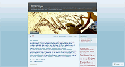 Desktop Screenshot of aiesecriga.wordpress.com