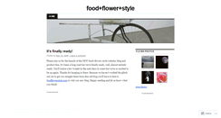 Desktop Screenshot of foodflowerstyle.wordpress.com