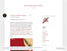 Tablet Screenshot of occupiedtampatribune.wordpress.com