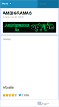 Mobile Screenshot of ambigramas.wordpress.com