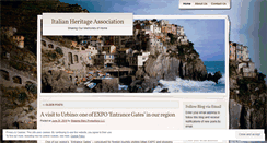 Desktop Screenshot of italianheritageclub.wordpress.com
