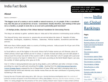 Tablet Screenshot of indiafactbook.wordpress.com