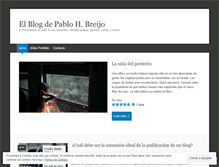 Tablet Screenshot of pablohbreijo.wordpress.com