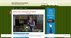 Desktop Screenshot of nhcafarmersmarket.wordpress.com