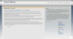 Desktop Screenshot of dbilbrey.wordpress.com