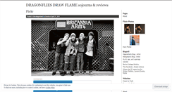 Desktop Screenshot of dragonfliesdrawflame.wordpress.com