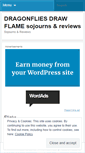 Mobile Screenshot of dragonfliesdrawflame.wordpress.com
