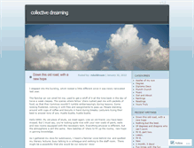 Tablet Screenshot of collectivedream.wordpress.com