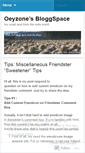 Mobile Screenshot of oeyzone.wordpress.com
