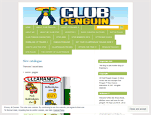Tablet Screenshot of iclubpenguin.wordpress.com