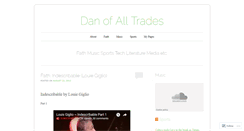 Desktop Screenshot of danofalltrades.wordpress.com