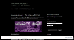 Desktop Screenshot of horroraddicts.wordpress.com