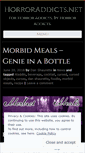 Mobile Screenshot of horroraddicts.wordpress.com