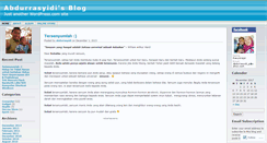 Desktop Screenshot of abdurrasyidi.wordpress.com