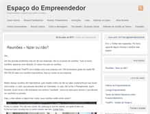 Tablet Screenshot of espacodoempreendedor.wordpress.com