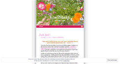 Desktop Screenshot of koalishakti.wordpress.com