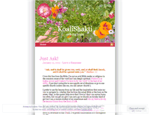 Tablet Screenshot of koalishakti.wordpress.com