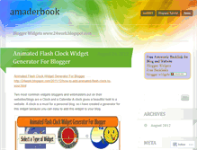 Tablet Screenshot of amaderbook.wordpress.com