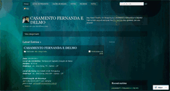 Desktop Screenshot of casamentofernandadelmo.wordpress.com
