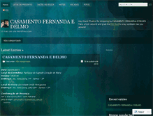 Tablet Screenshot of casamentofernandadelmo.wordpress.com