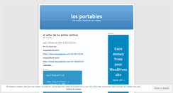 Desktop Screenshot of juegosportables.wordpress.com