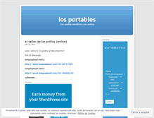 Tablet Screenshot of juegosportables.wordpress.com