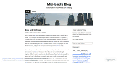 Desktop Screenshot of miaheard.wordpress.com