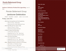 Tablet Screenshot of penderbgs.wordpress.com